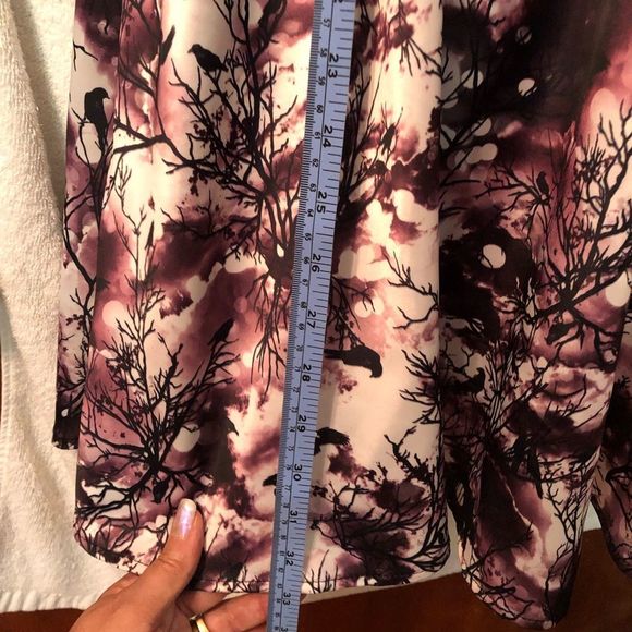 Hot topic dress black top patterned bottom s S - Picture 2 of 8